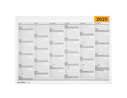VÆGKALENDER A2 2025