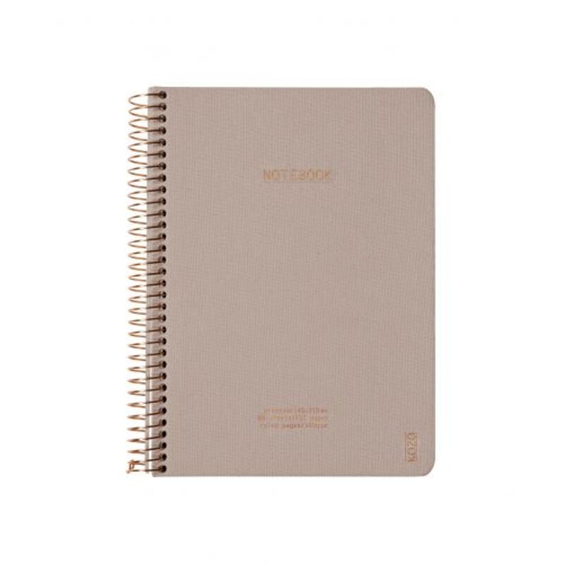 NOTESBOG A5 SAND