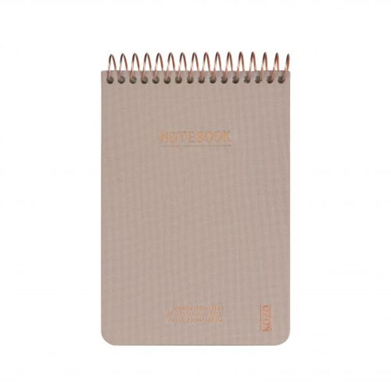 NOTEBOG A6 SAND