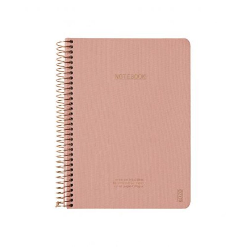 NOTESBOG A5 MUTED BLUSH