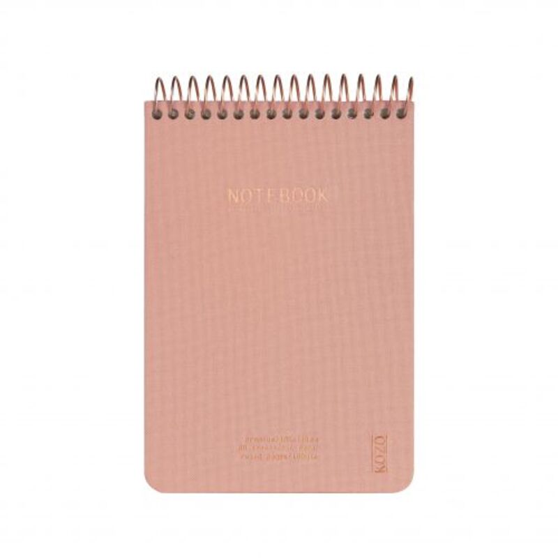 NOTEBOG A6 MUTED BLUSH