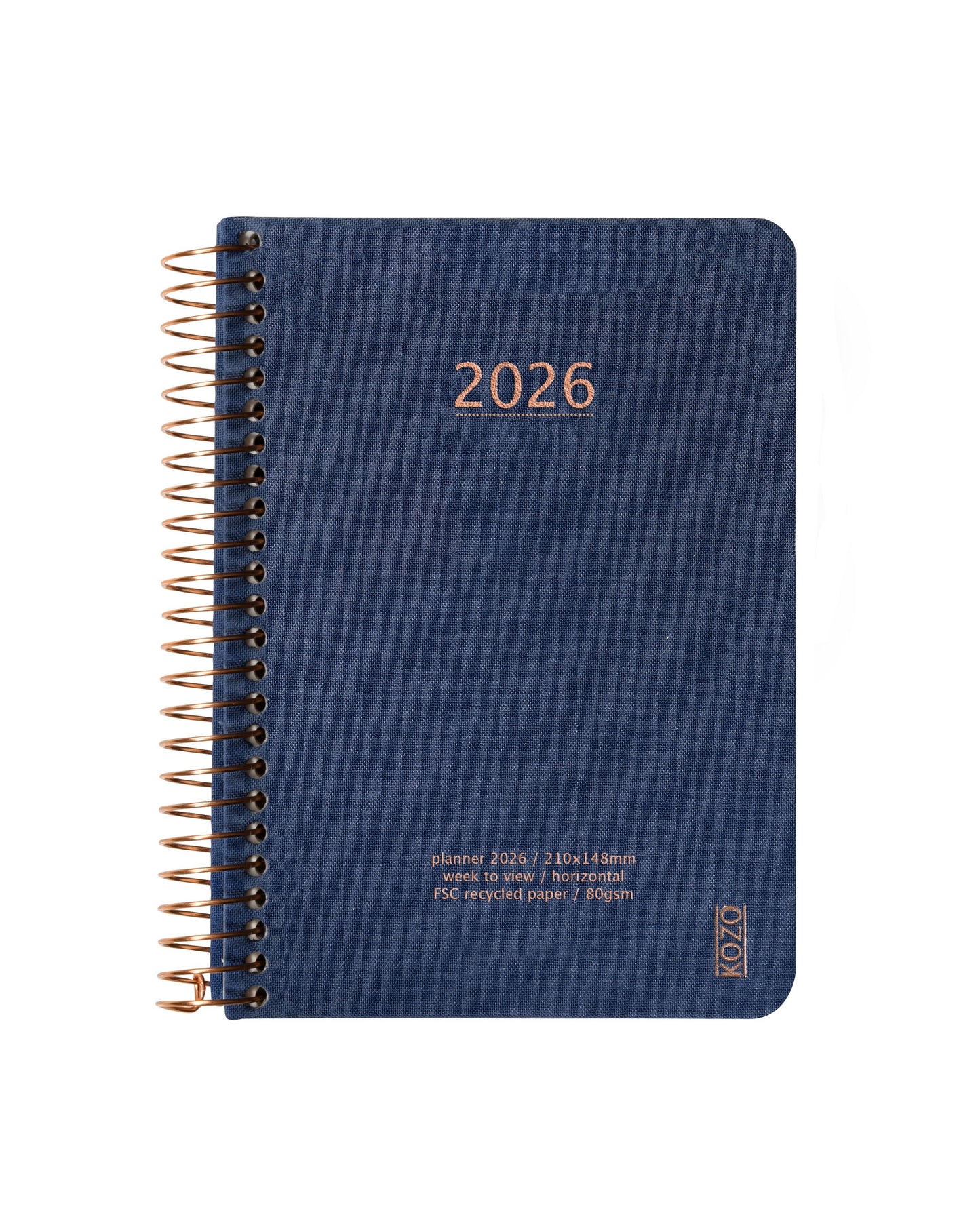 KOZO KALENDER 2026 A6 UGE NAVY