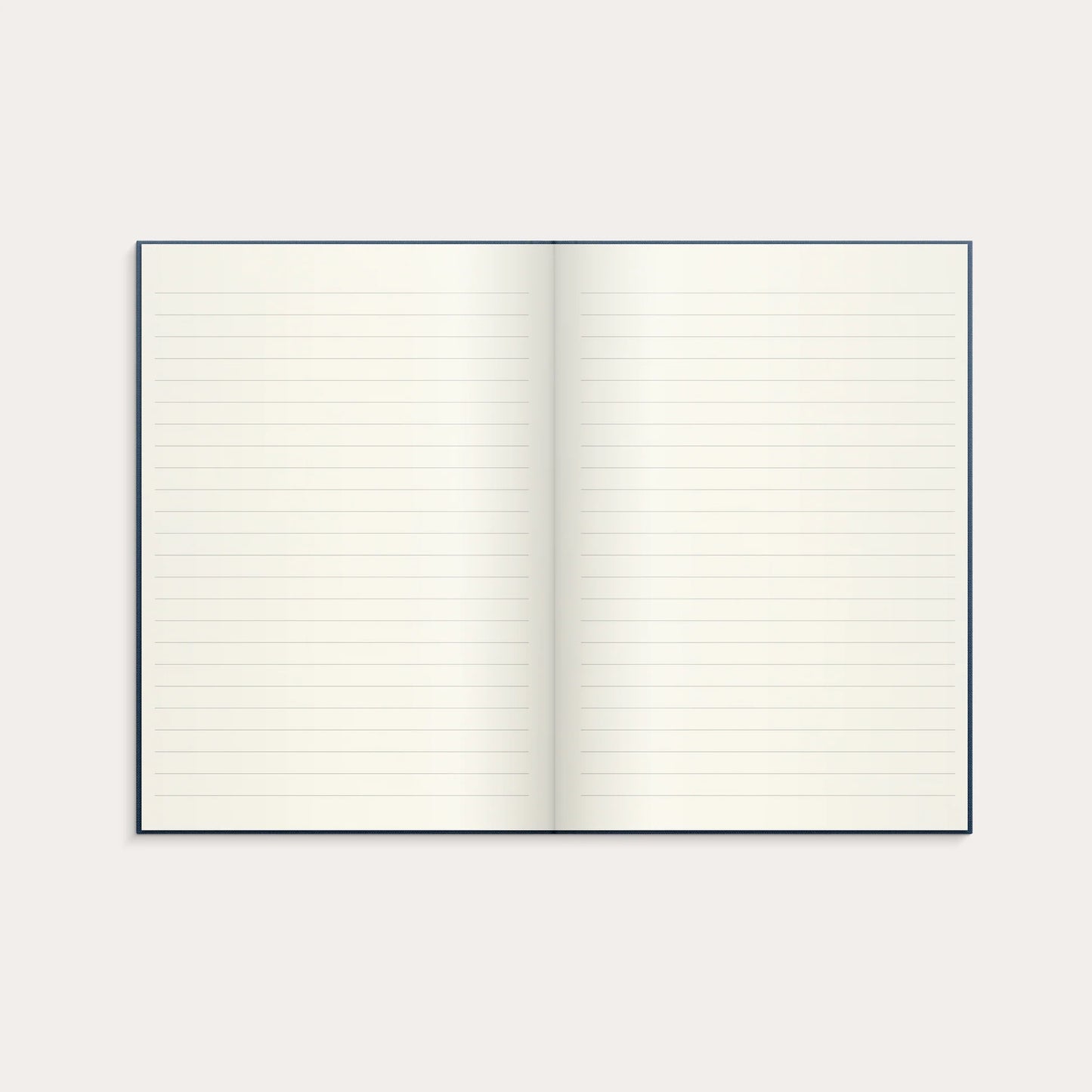 A5 NOTESBOG TEXTIL MØRKEBLÅ LIN.