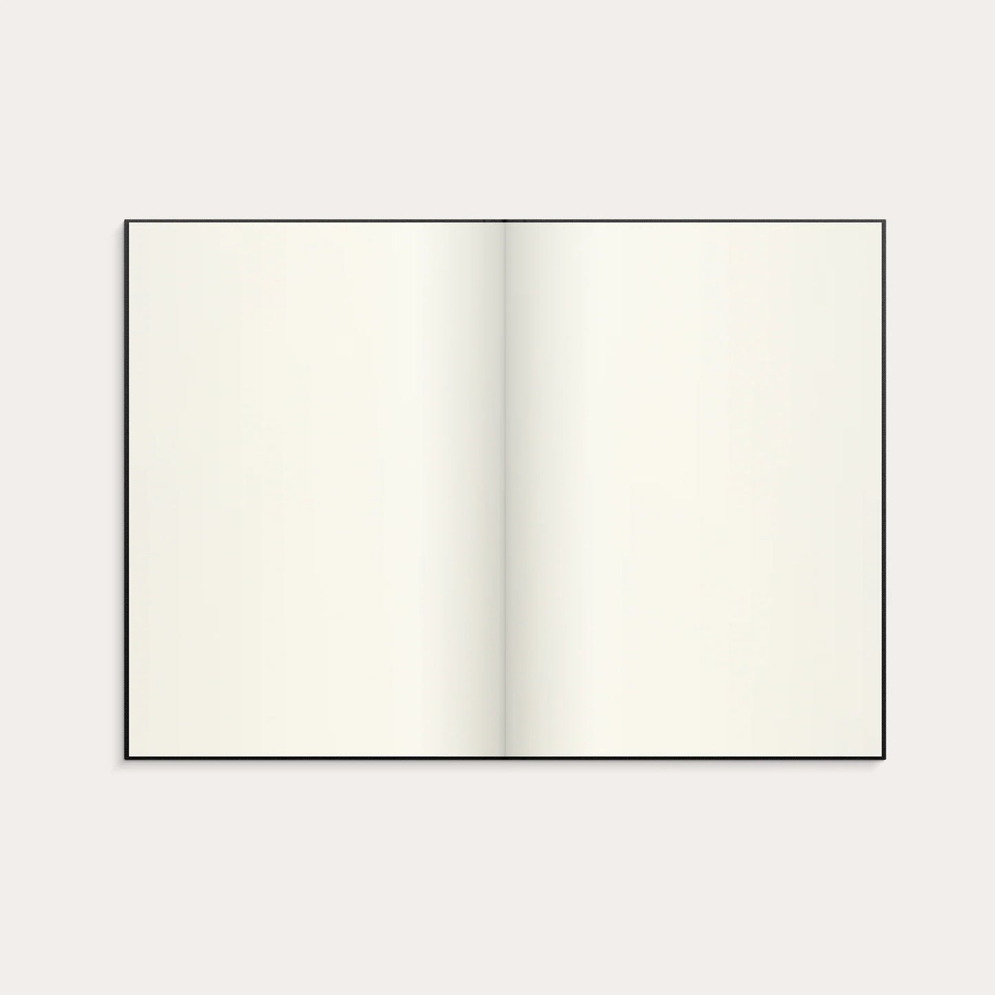 A5 NOTESBOG TEXTIL SORT BLANK