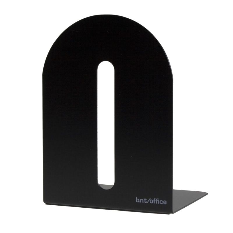 BOGSTØTTE METAL 20 CM SORT