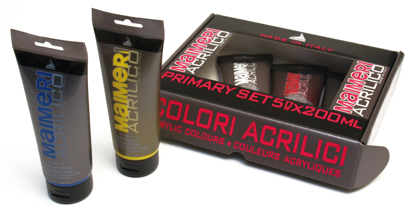 MAIMERI AKRYL SÆT 5 X 200 ML