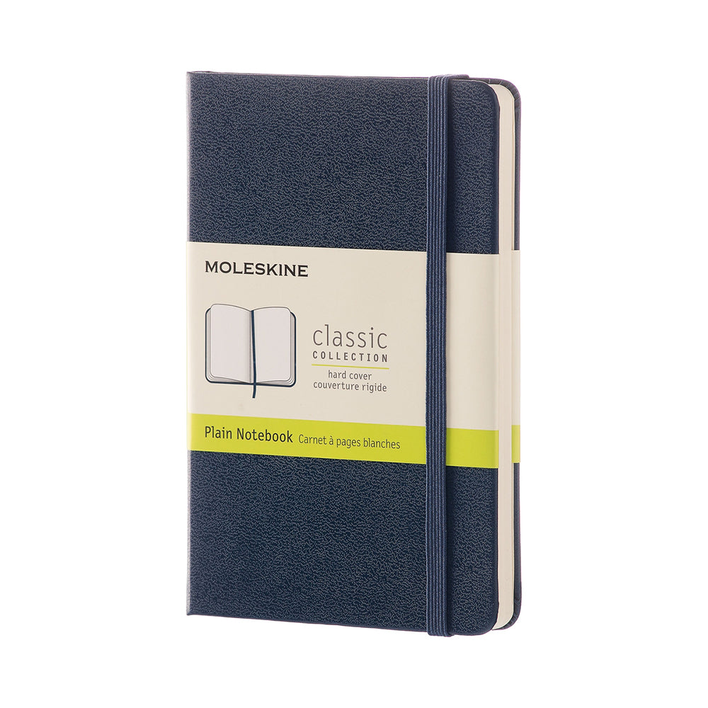 NOTESBOG MOLESKINE POCKET SAFIR M/192 BLANKE