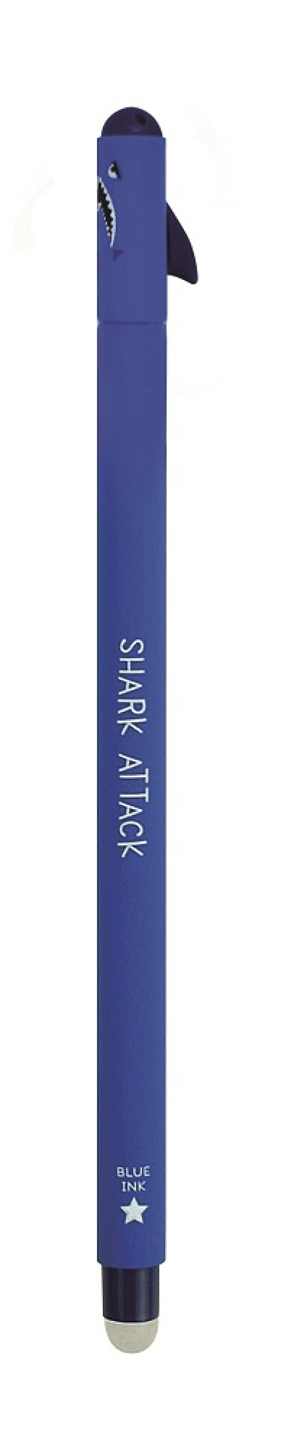 ERASABLE PEN SHARK BLÅ LEGAMI