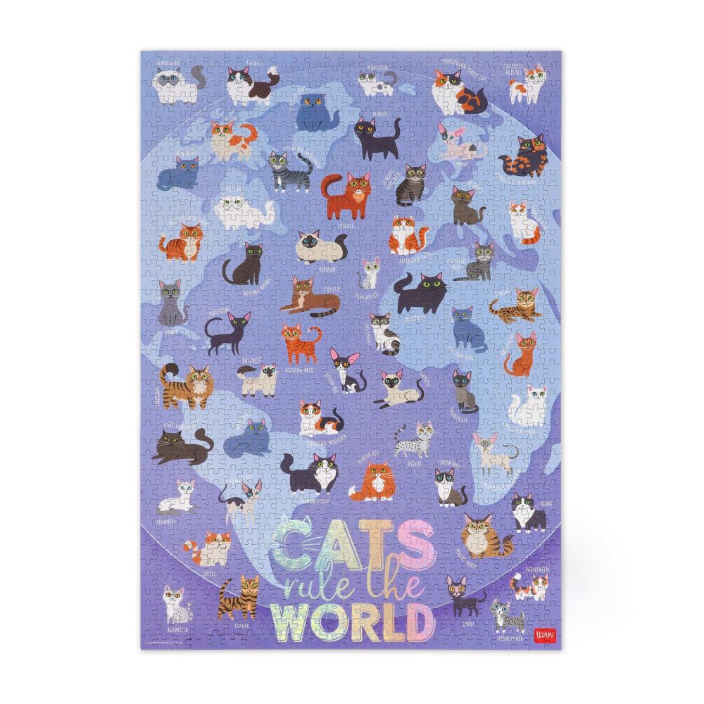 CATS RULE THE WORLD 1000 BRIKKER
