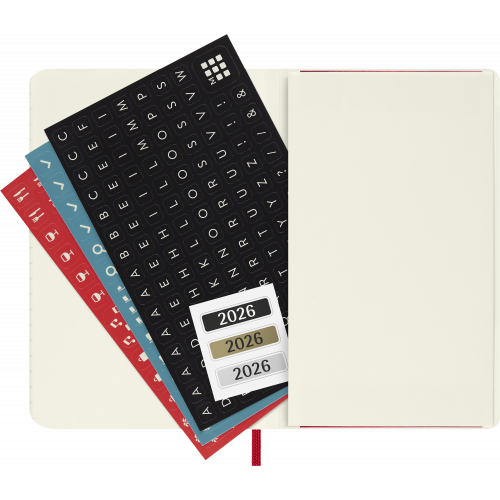 CLASSIC SOFT 12M DAILY POCKET RØD 2026