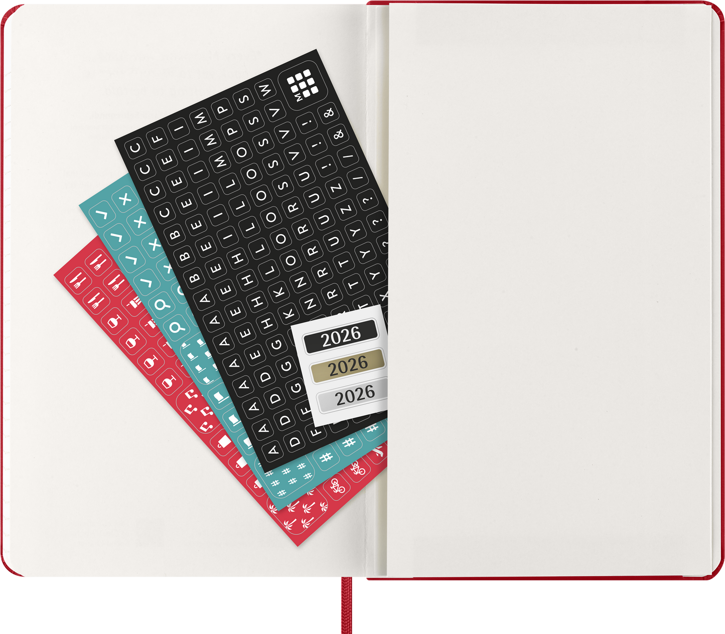 CLASSIC HARD 12M WEEK NOTE LARGE RØD 2026