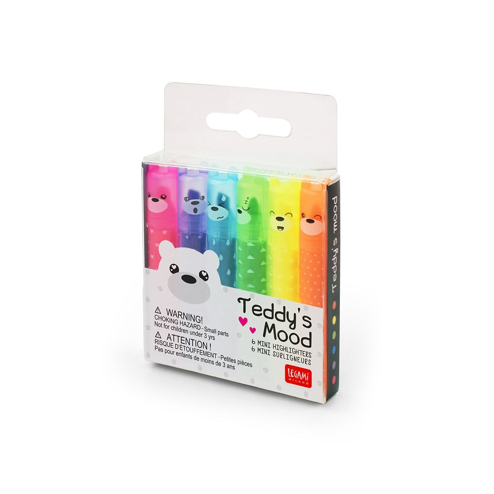 TEDDY'S MOOD HIGHLIGHTER 6 STK