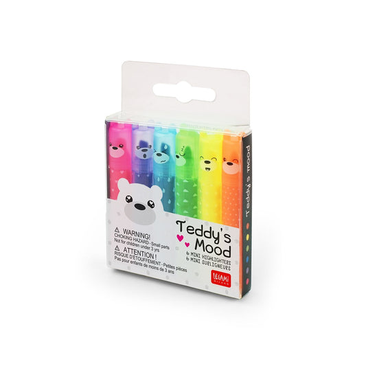 TEDDY'S MOOD HIGHLIGHTER 6 STK