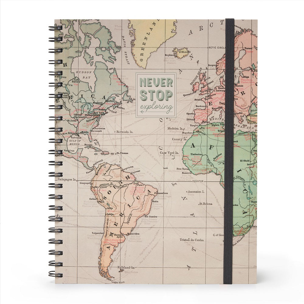 TO TRAVEL IS TO LIVE A4 MED SPIRAL
