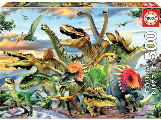 DINOSAURS 500 BRIKKER 48 X 34