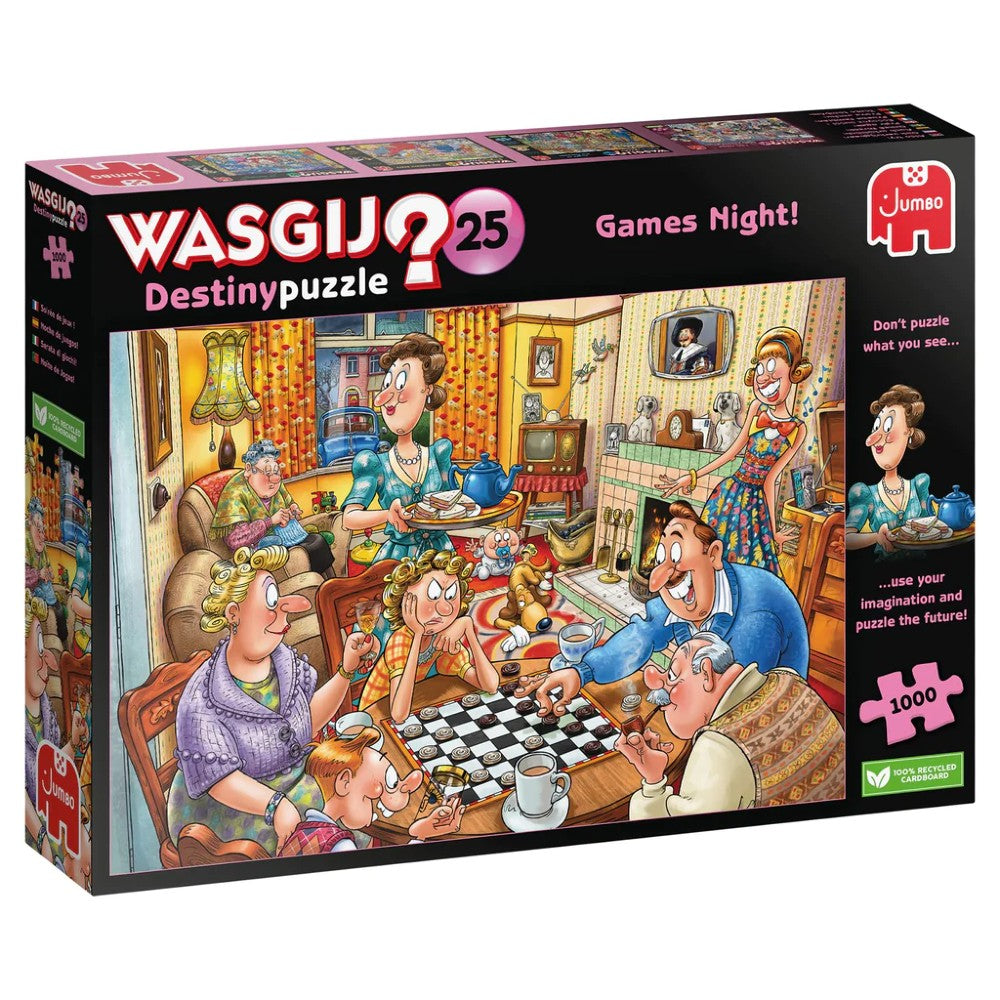 WASGIJ DESTINY 25 GAMES NIGHT 1000 BRIKKER