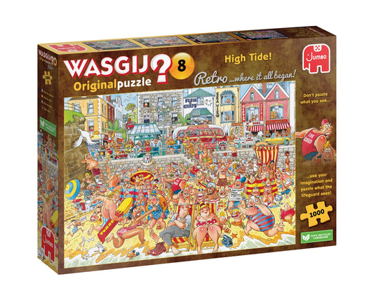 WASGIJ ORIGINAL 8 RETRO HIGH TIDE 1000 BRIKKER