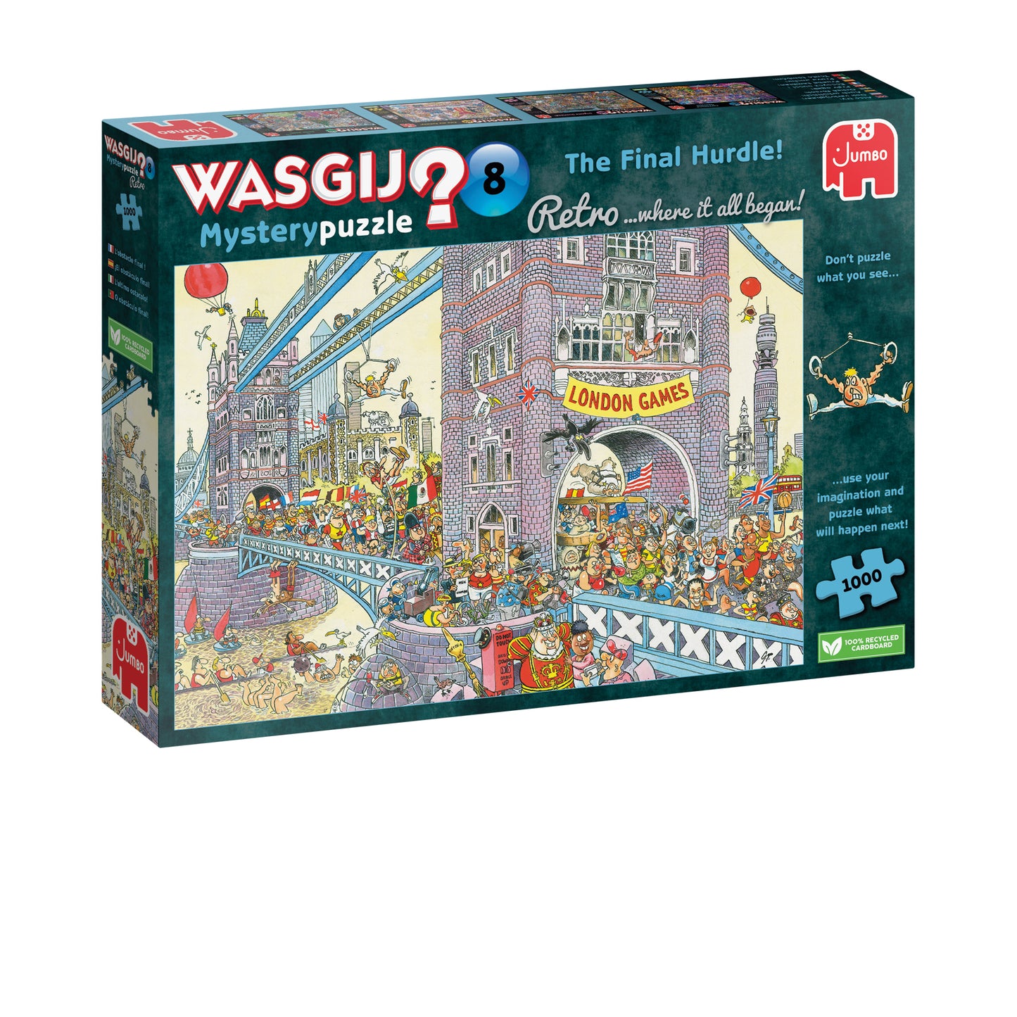 WASGIJ MYSTERY 8 THE FINAL HURDLE! 1000 BRIKKER