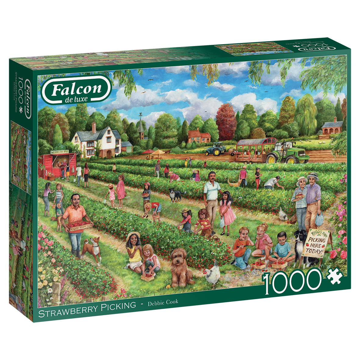 FALCON STRAWBERRY PICKING 1000 BRIKKER