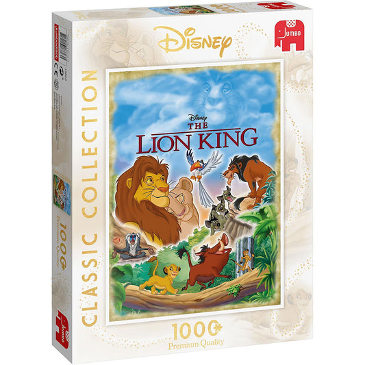 DISNEY LØVERNES KONGE 1000 BRIKKER