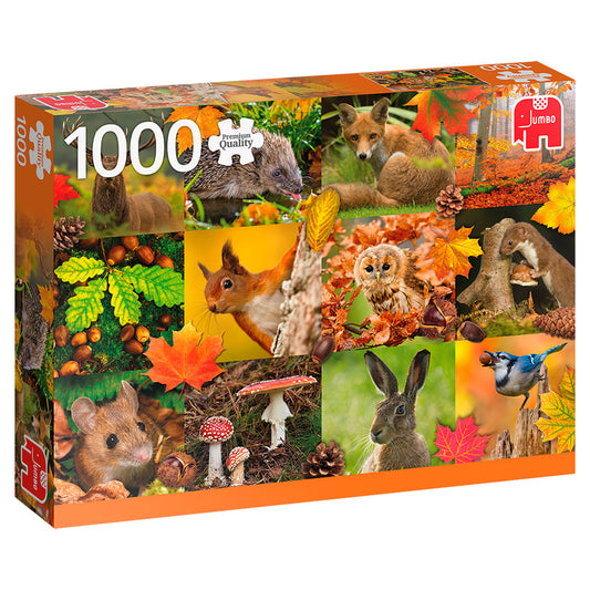 PUZZLE JUMBO AUTUMN ANIMALS