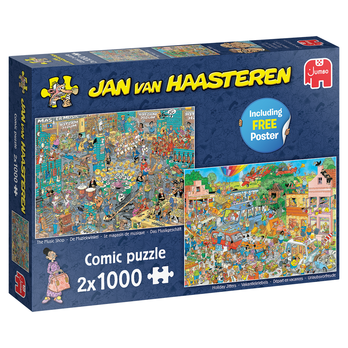 JVH. THE MUSIC SHOP & HOLYDAY JITTERS 2X1000 BRIKK