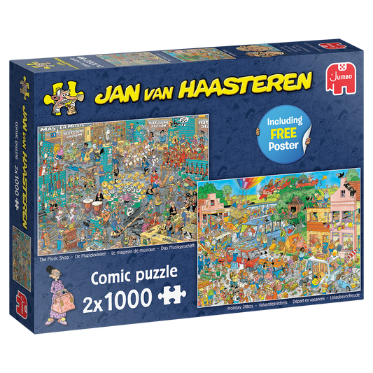 JVH. THE MUSIC SHOP & HOLYDAY JITTERS 2X1000 BRIKK
