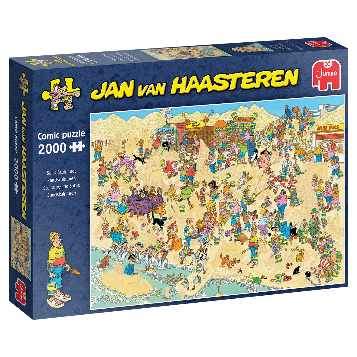 JAN VAN HAASTEREN SAND SCULPTURES 2000 BRIKKER