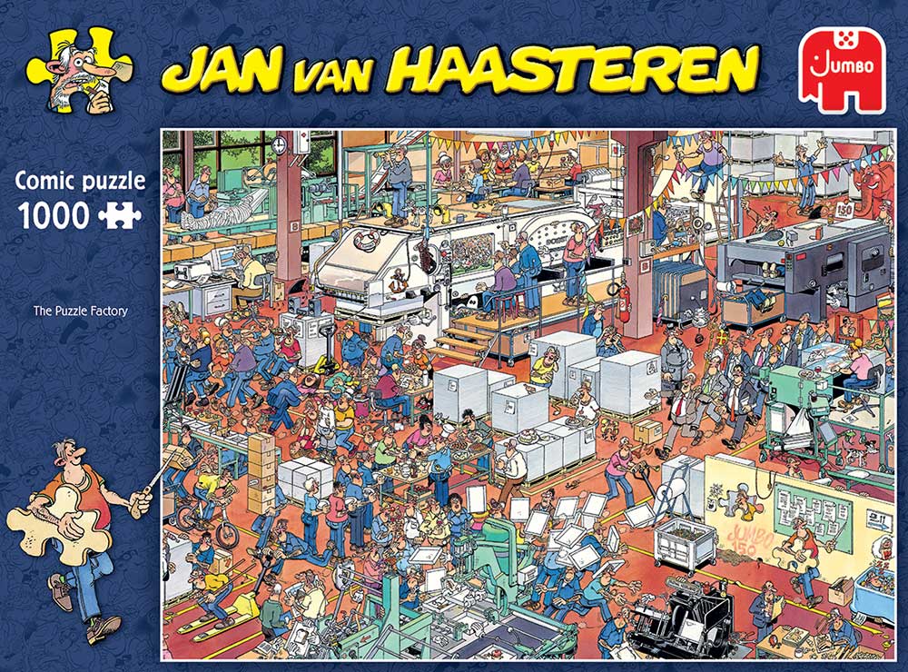 JAN VAN HAASTEREN THE PUZZLE FACTORY 1000 BRIKKER
