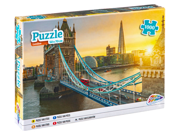 PUSLESPIL 1000 BRIKKER - LONDON 50X70CM