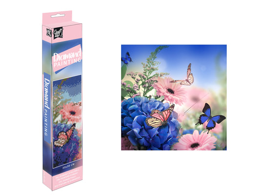 DIAMOND ART - BLOMSTER 30X30 CM