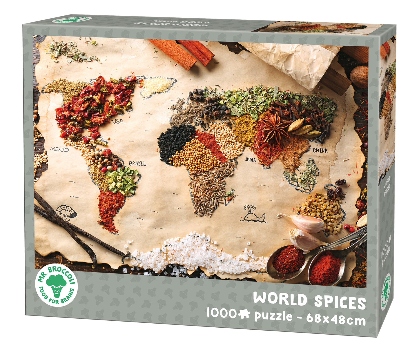 MR. BROCCOLI WORLD SPICES 1000 BRIKKER