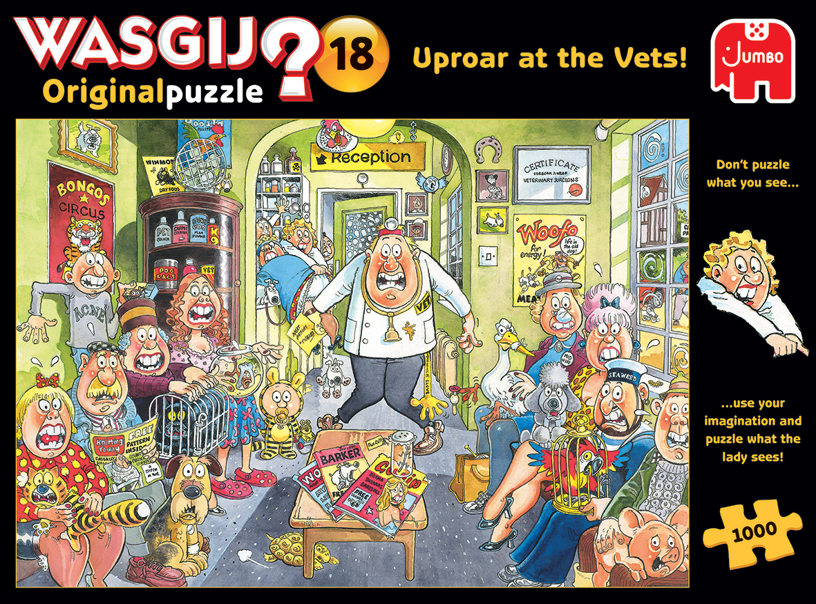 WASGIJ UPROAR AT THE VETS 1000 BRIKKER