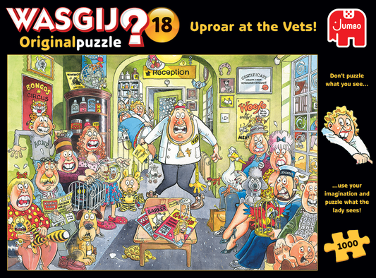 WASGIJ UPROAR AT THE VETS 1000 BRIKKER