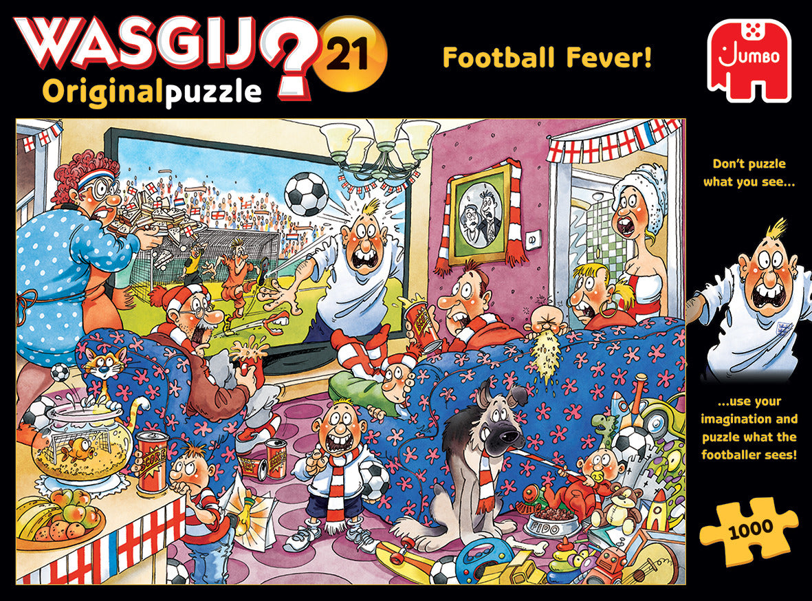 WASGIJ ORIGINAL 21 FOOTBALL FEVER 1000 BRIKKER