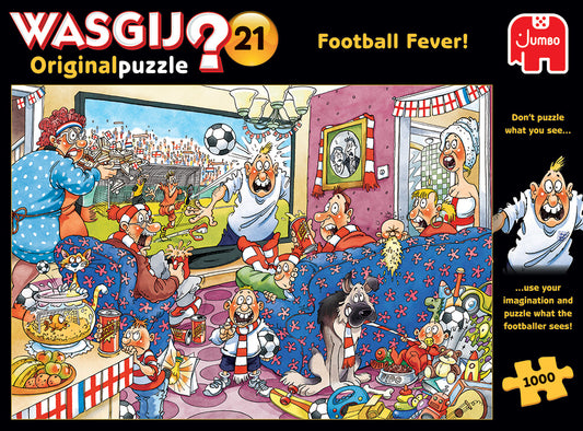WASGIJ ORIGINAL 21 FOOTBALL FEVER 1000 BRIKKER