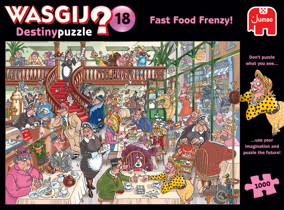 WASGIJ DESTINY #18 FAST FOOD FRENZY 1000 BRIKKER