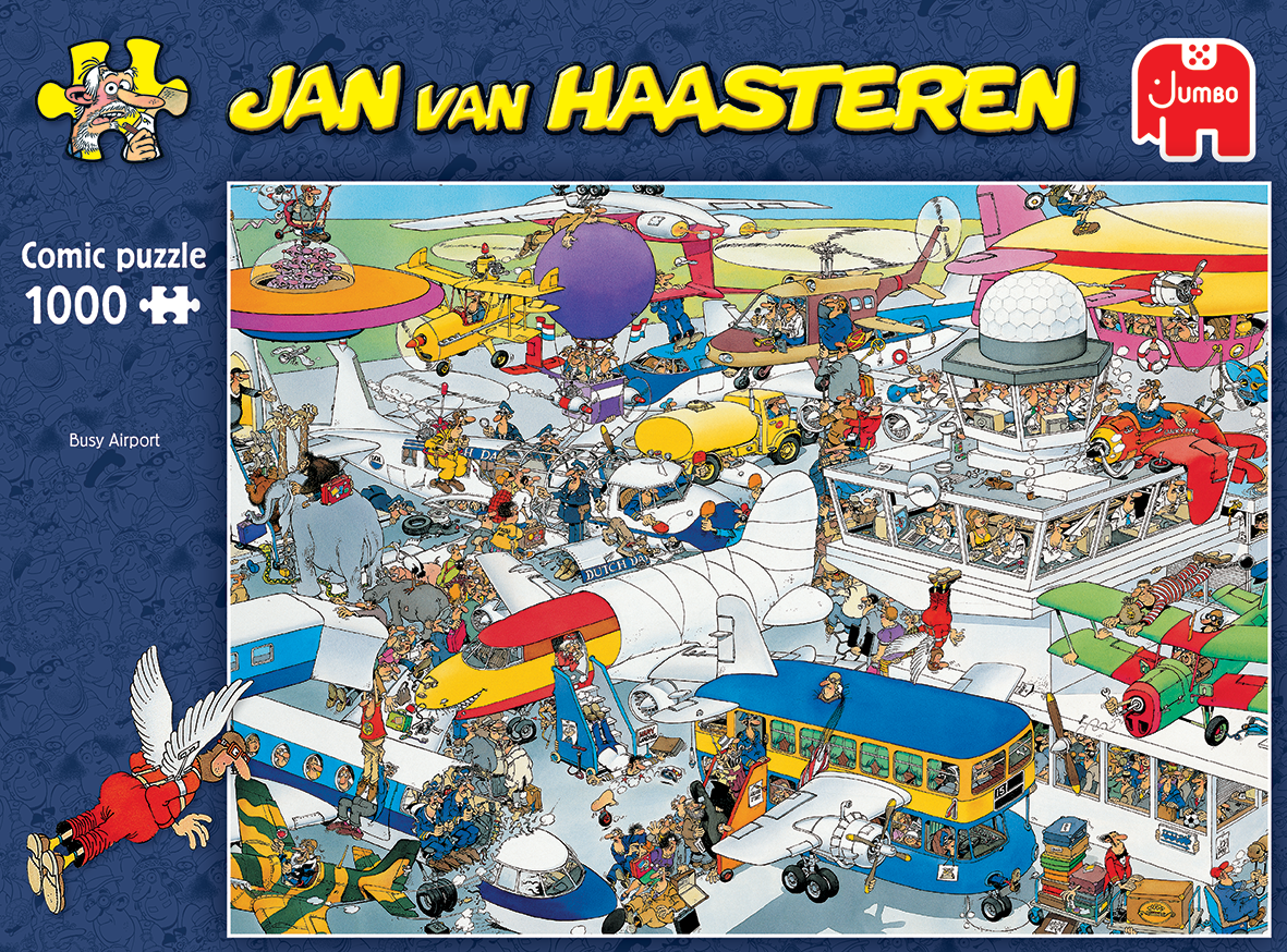 JAN VAN HAASTEREN BUSY AIRPORT 1000 BRIKKER