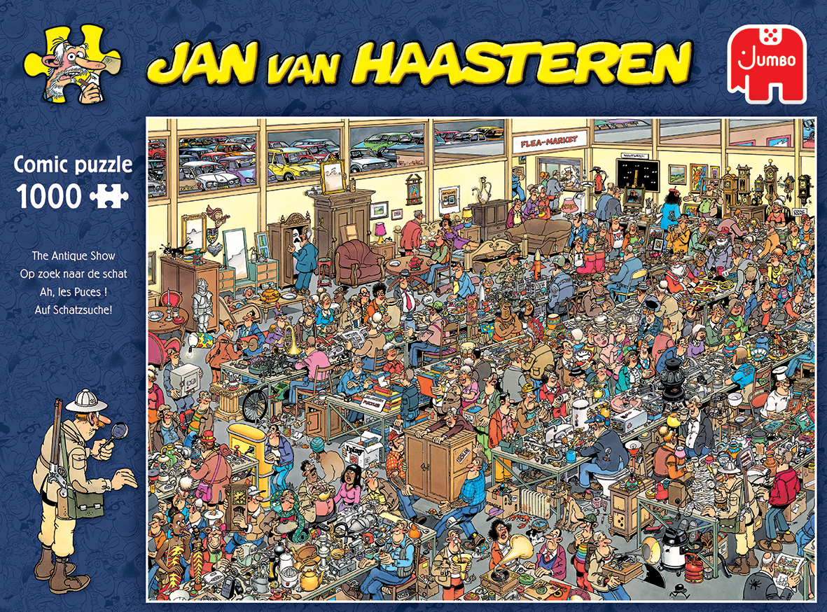JAN VAN HAASTEREN THE ANTIQUE SHOW 1000 BRIKKER