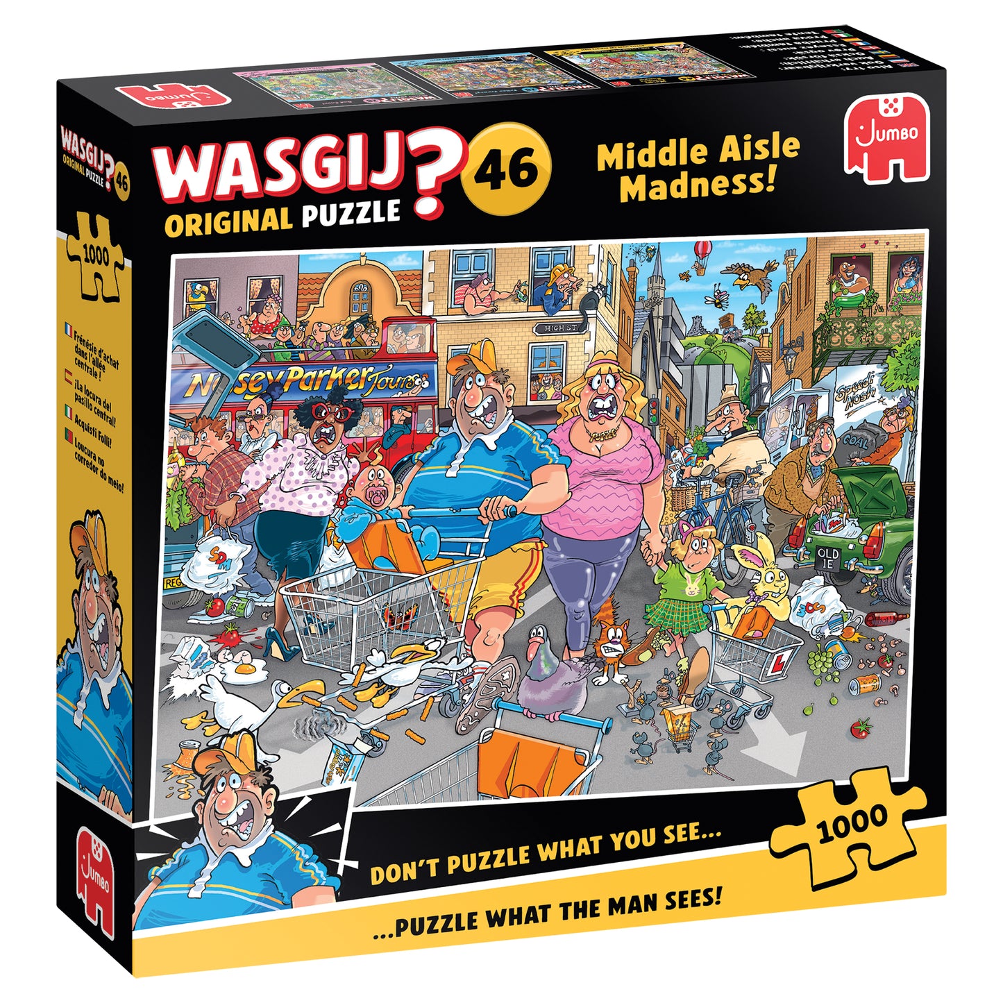 WASGIJ RETRO MIDDLE AISLE MADNESS 1000