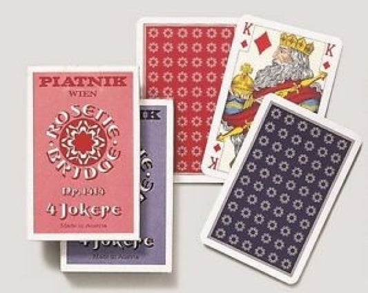 SPILLEKORT PIATNIK ROSETTE 56 KORT