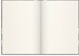 NOTESBOG LINJERET A5 GARDEN DREAMS DAHLIA