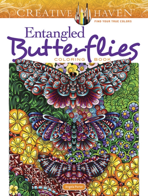 ENTANGLED BUTTERFLIES COLOURING