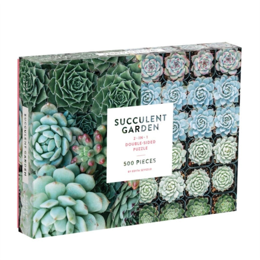 SUCCULENT GARDEN 2-SIDED 500 BRIKKER