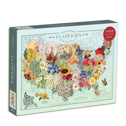 WENDY GOLD USA STATE FLOWERS 1000 BRIKKER