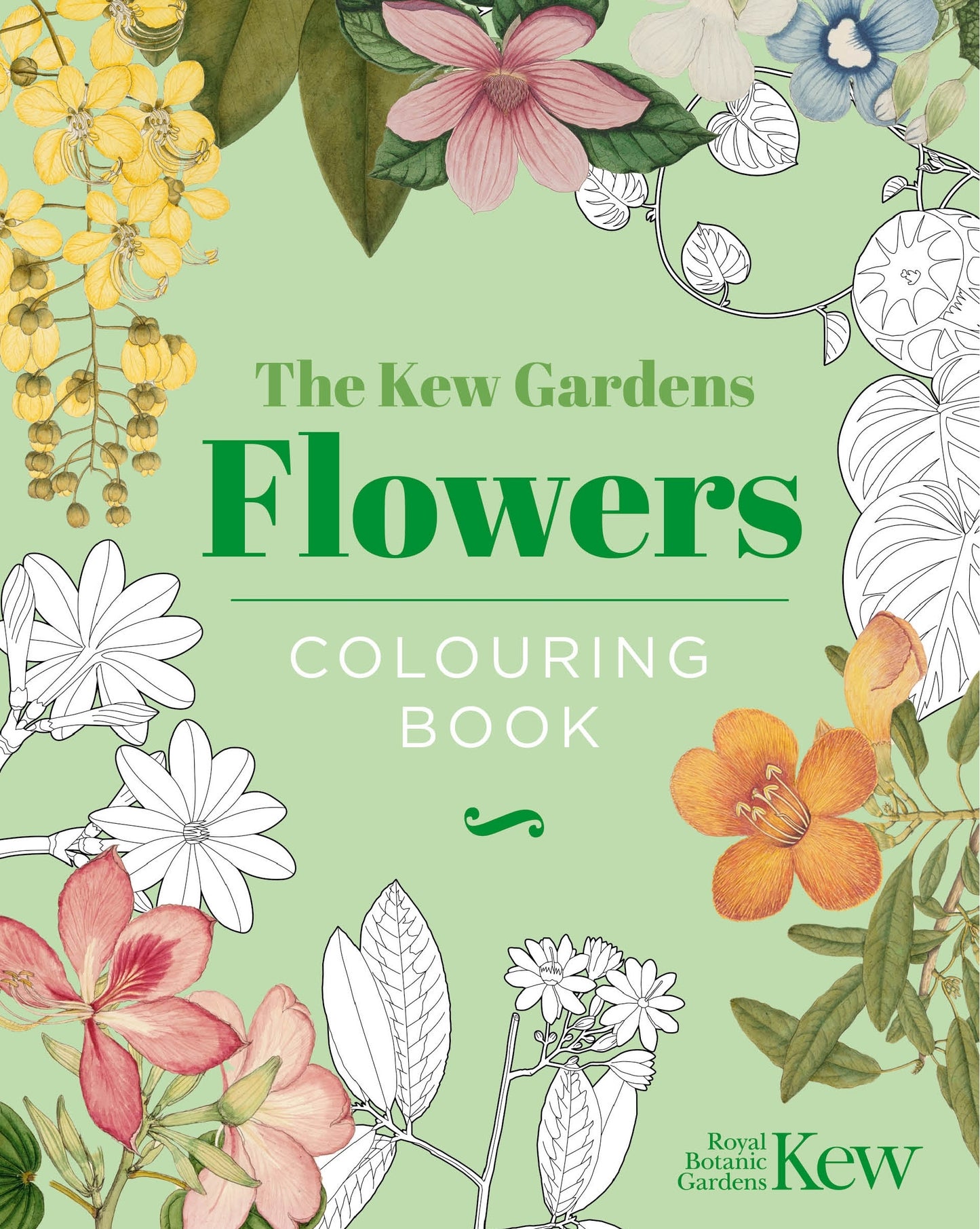 KEW GARDENS FLOWERS COLOURING BOOK