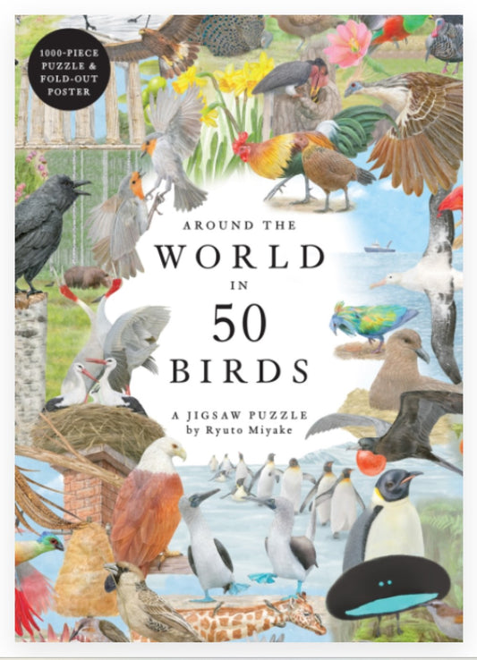 AROUND THE WORLD IN 50 BIRDS 1000 BRIKKER