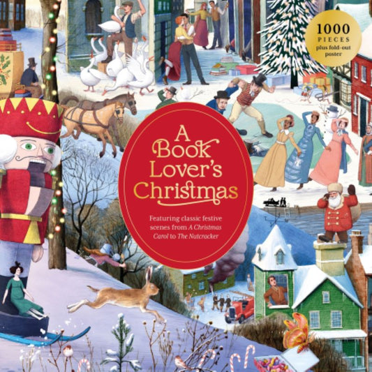 A BOOK LOVER'S CHRISTMAS 1000 BRIKKER