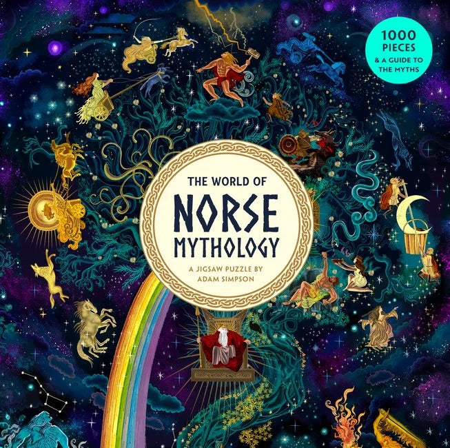 THE WORLD OF NORSE MYTHOLOGY - 1000 PIECES JIGSAW PUZZLE