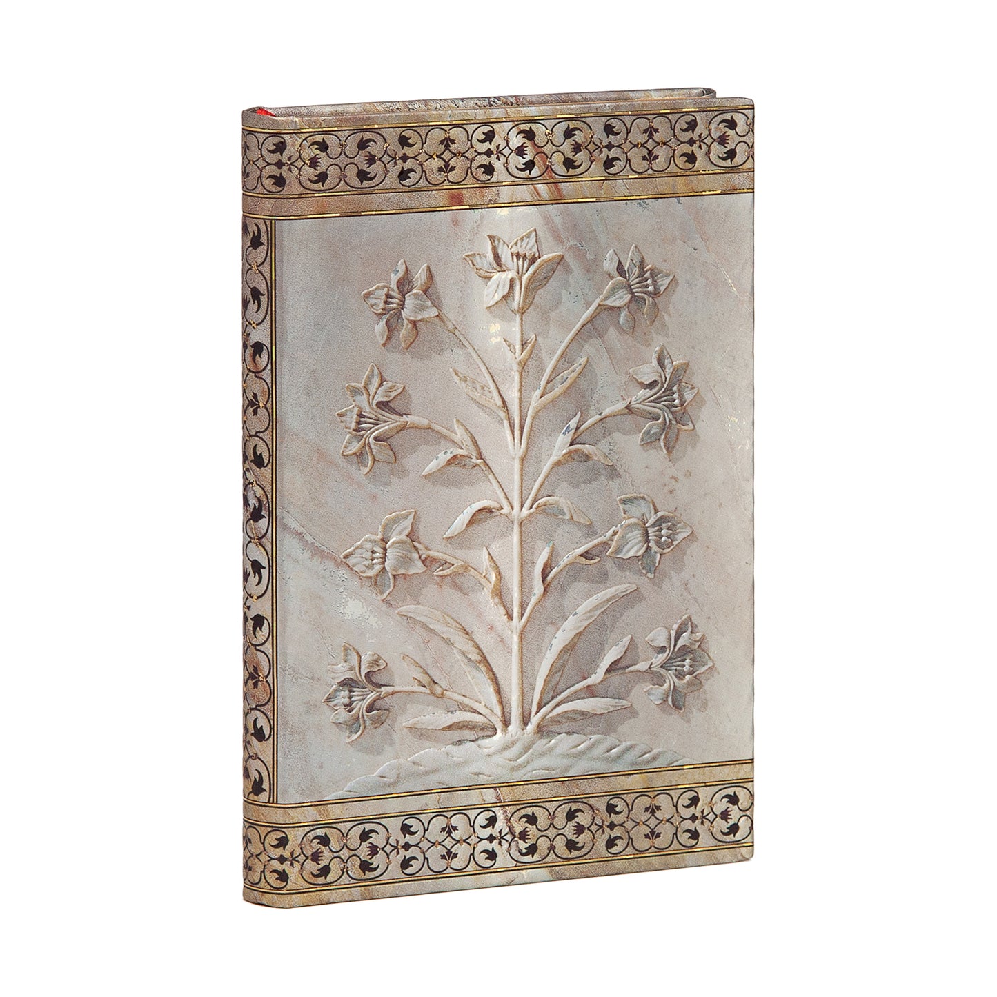 NOTESBOG TAJ MAHAL FLOWERS MINI. LINIERET